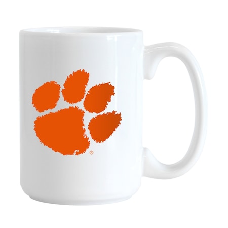Logo Brands Clemson 15oz Letterman Sublimated Mug 123-C15M-2